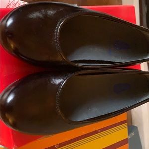 Wolky Black Patent Leather